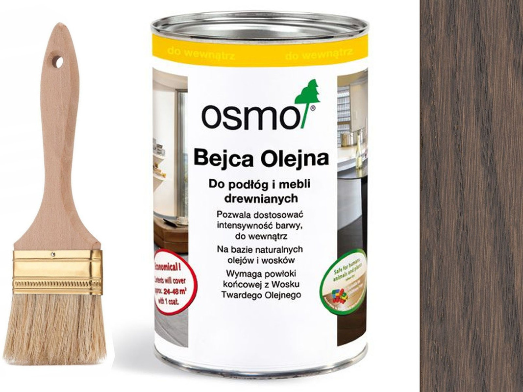 OSMO 3514 Bejca Olejna do podłogi GRAFIT 1L